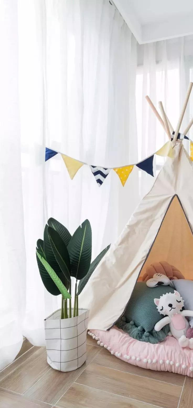 陽臺露營+餐廳賞花，這套天津112㎡學區房真會玩！