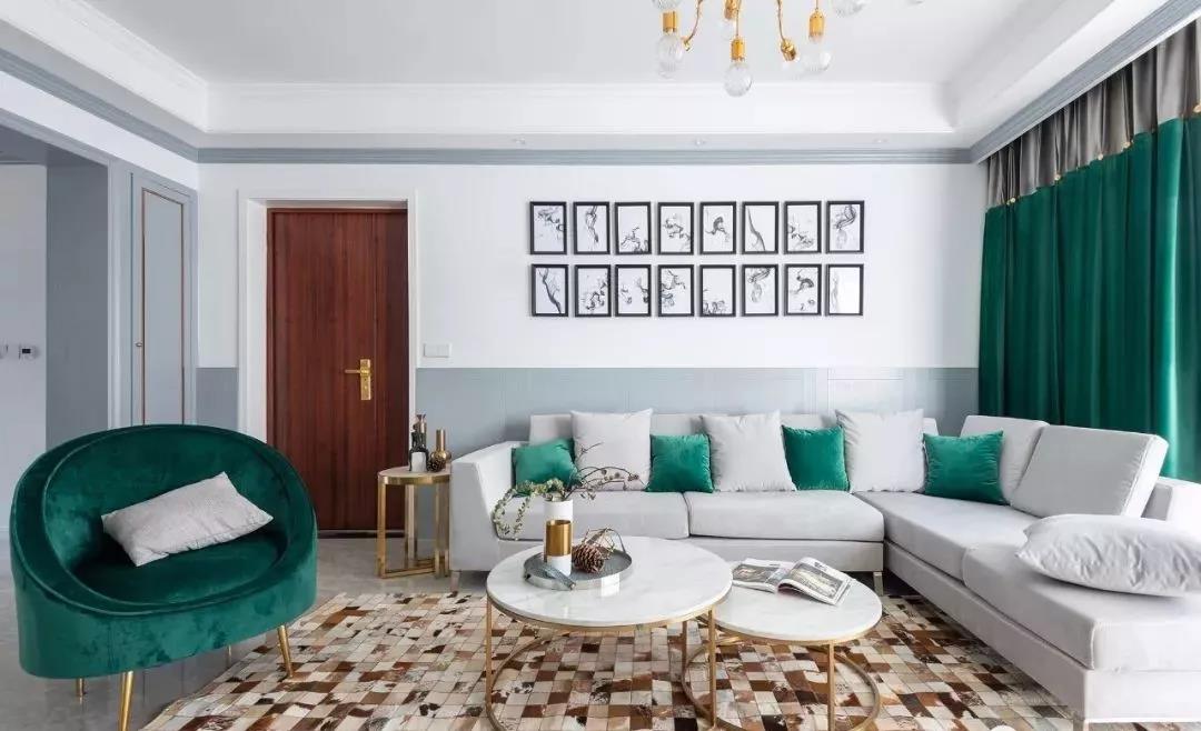 放棄老破小，遇見108㎡美式輕奢小兩居