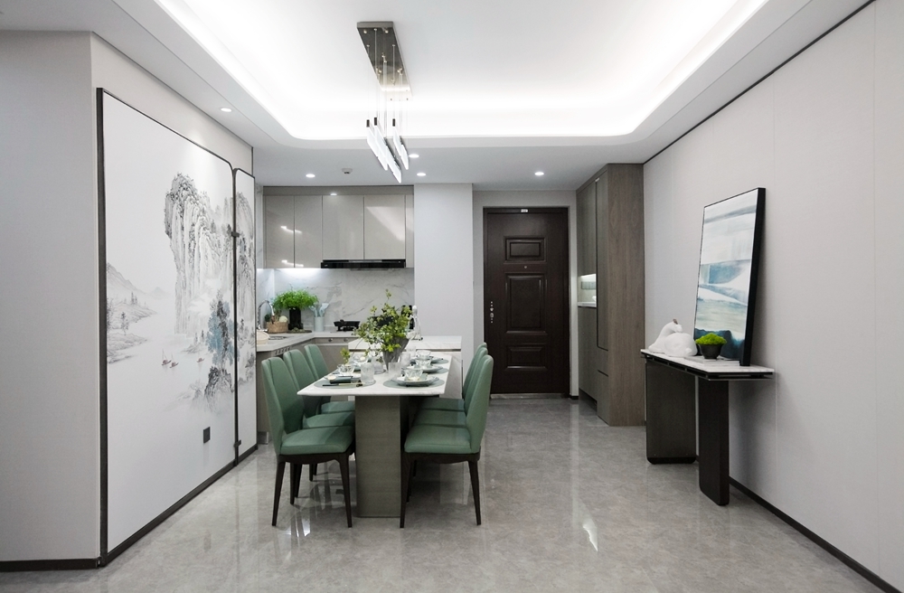 廣州138㎡現(xiàn)代新中式，飄窗+休閑室，又美又實(shí)用