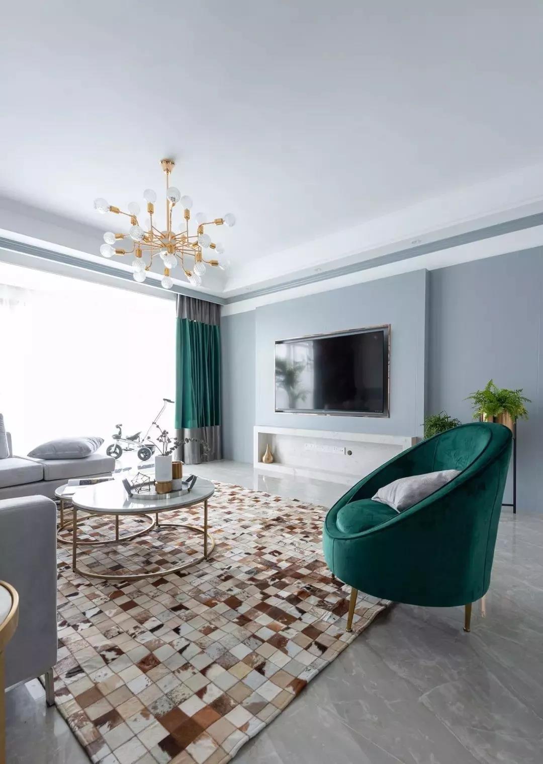 放棄老破小，遇見108㎡美式輕奢小兩居