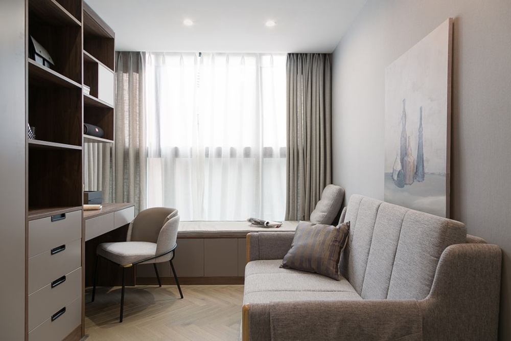 美哭我的80㎡輕奢風，處處都是自然的痕跡