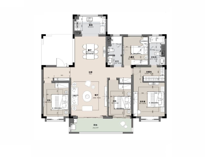 142㎡輕奢混搭家居，時(shí)尚個(gè)性，打造不一樣的家