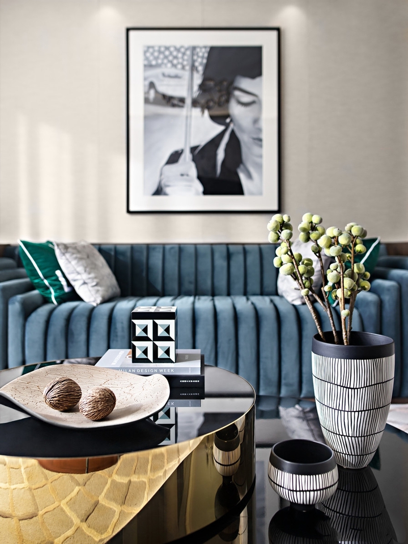 142㎡輕奢混搭家居，時(shí)尚個(gè)性，打造不一樣的家