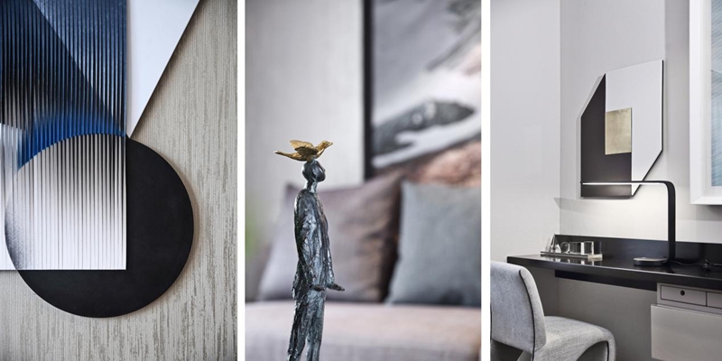 灰色調譜寫優雅風情，精致擺件演繹輕奢時尚，這樣的輕奢風讓人移不開眼～