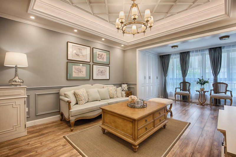 三代同堂的別墅設計，室內優雅沉穩，打造閑適的美式天倫空間！