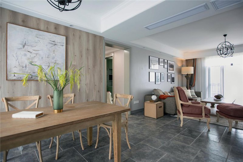 148㎡里的美式現(xiàn)代兩居室，以質(zhì)樸的方式訴說(shuō)格調(diào)的生活